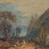 Vue sur le Rhin - William Turner - Reproductions de tableaux et peintures haut de gamme