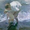 Baignade sur la plage - Sorolla - Reproductions de tableaux et peintures haut de gamme