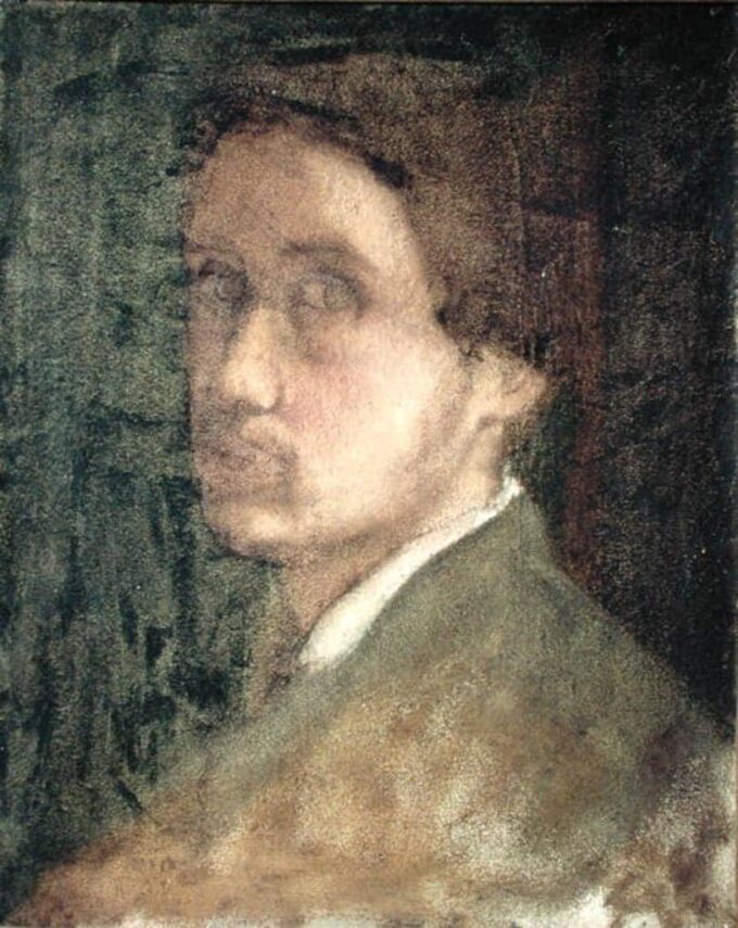 Self-portrait of a man - Edgar Degas