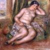 Odalisque endormie ou Odalisque en chaussons turcs - Pierre-Auguste Renoir - Reproductions de tableaux et peintures haut de gamme