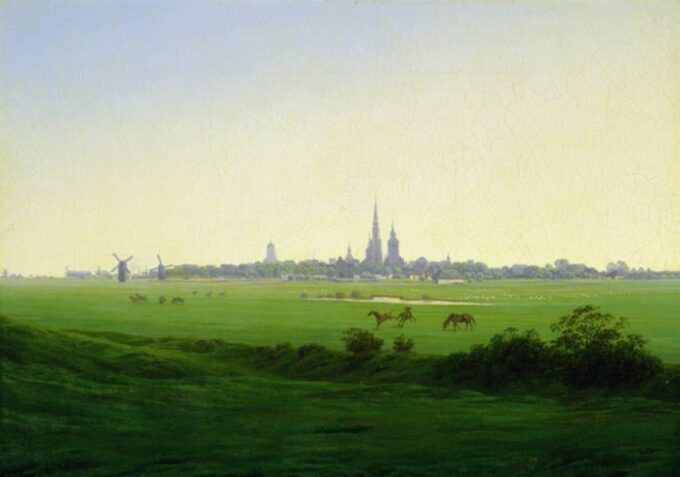 Ready at Greifswald - Caspar David Friedrich