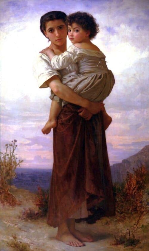 Young Bohemians - William Bouguereau - Reproductions de tableaux et peintures haut de gamme