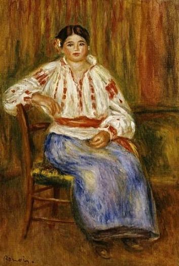 Young Romanian - Pierre-Auguste Renoir