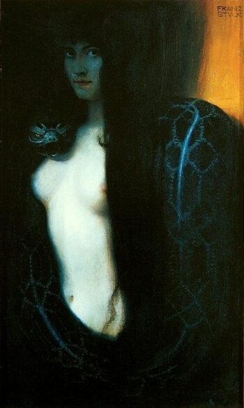 The Sin (Stuck) by Franz Stuck Franz von Stuck reproduction tableau sur toile