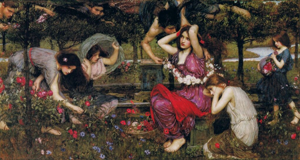 Flora and the Zephyrs – John William Waterhouse