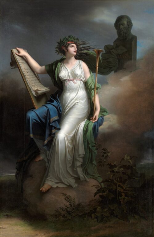 Calliope, Muse of Epic Poetry – Charles Meynier Charles Meynier