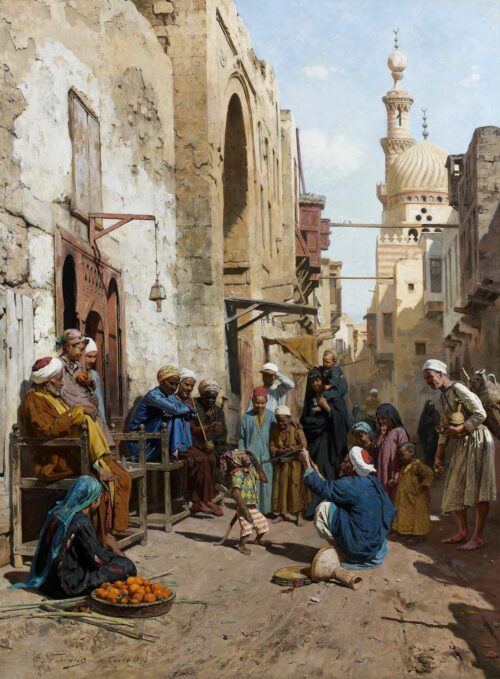 A Cairo Street, 1892 – Arthur von Ferraris Arthur von Ferraris