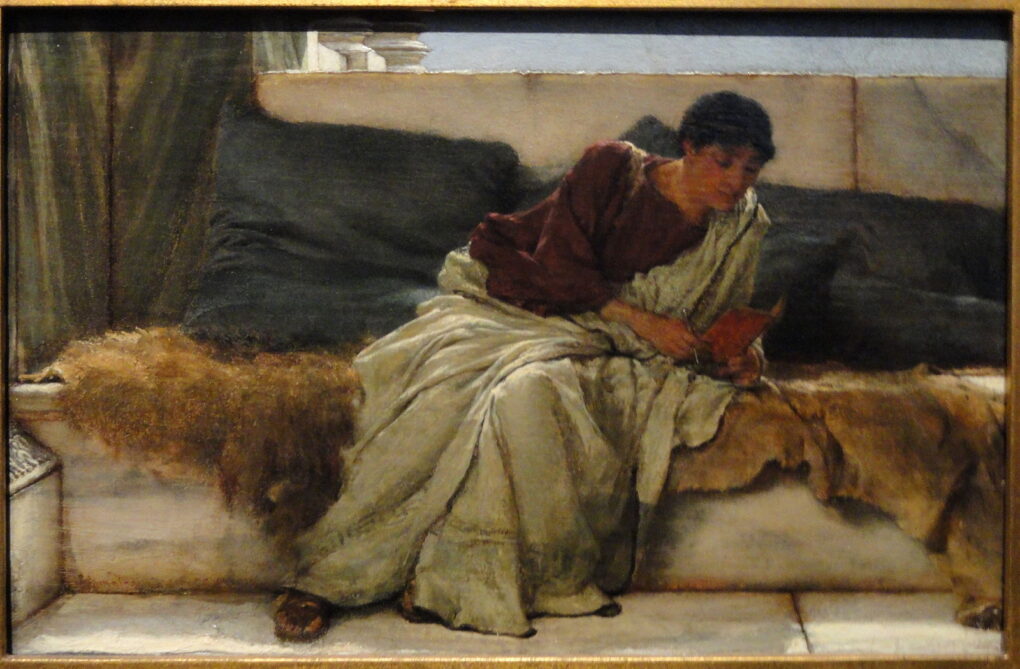 A Difficult Line from Horace – Lawrence Alma-Tadema