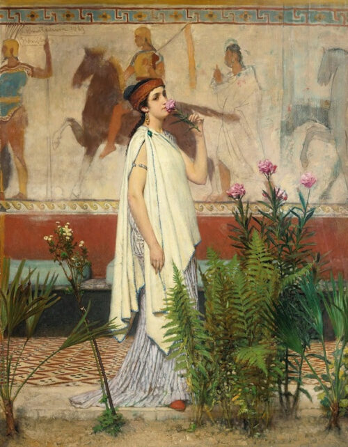 A Greek Woman – Lawrence Alma-Tadema Lawrence Alma-Tadema