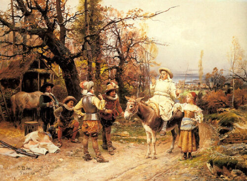 A Halt along the Way – Cesare-Auguste Detti Cesare-Auguste Detti