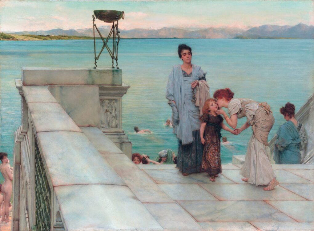 A Kiss – Lawrence Alma-Tadema