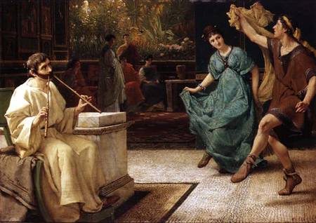 A Roman Dance – Lawrence Alma-Tadema Lawrence Alma-Tadema