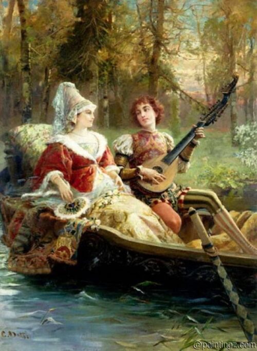 A Romantic Serenade – Cesare-Auguste Detti Cesare-Auguste Detti