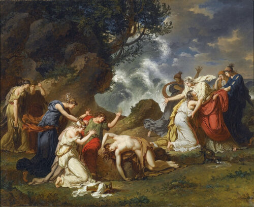 A Scene From Classical Mythology – Charles Meynier Charles Meynier