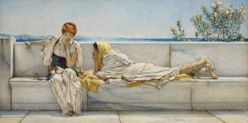 A Solicitation – Lawrence Alma-Tadema Lawrence Alma-Tadema