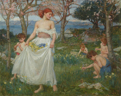 A Song of Springtime – John William Waterhouse John William Waterhouse