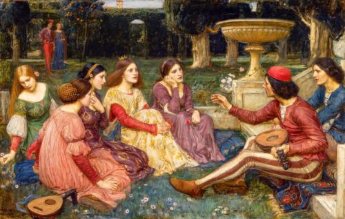 A Tale from the Decameron – John William Waterhouse John William Waterhouse