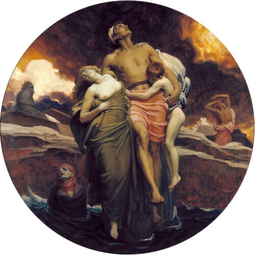 And the Sea Gave Up the Dead Which Were in It” – Frederic Leighton Frederic Leighton