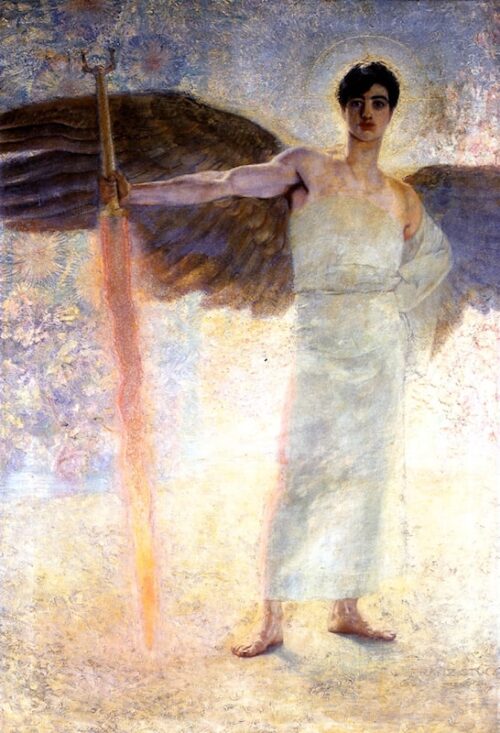 Angel with the Flaming Sword – Franz von Stuck Franz von Stuck