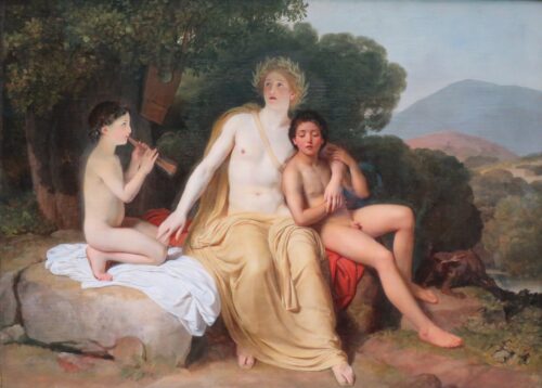 Apollo, Hyacinthus, and Cyparis Singing and Playing – Alexander Ivanov Alexander Ivanov