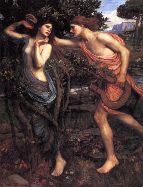 Apollo and Daphne – John William Waterhouse John William Waterhouse