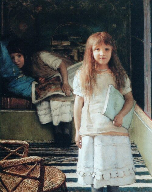 A Portrait of the Artist’s Daughters – Lawrence Alma-Tadema Lawrence Alma-Tadema