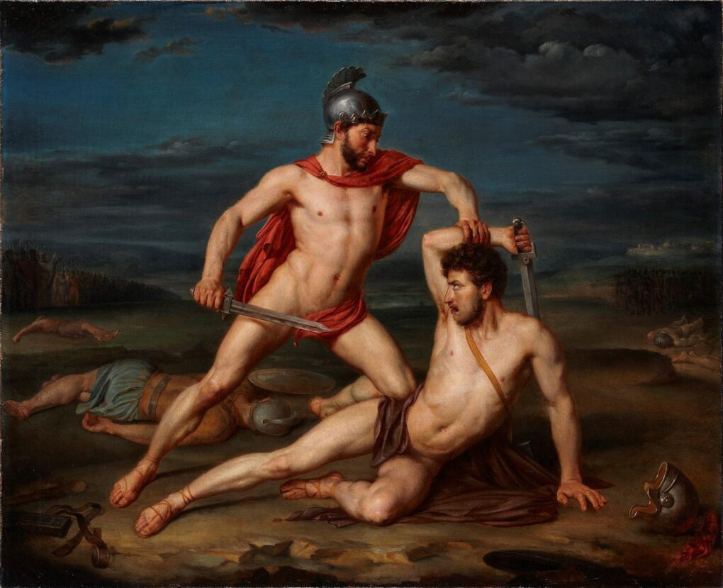 Achilles Defeating Hector – Rafael Tegeo Díaz