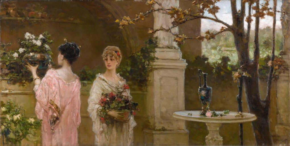 Arranging Flowers – Wilhelm Kotarbiński