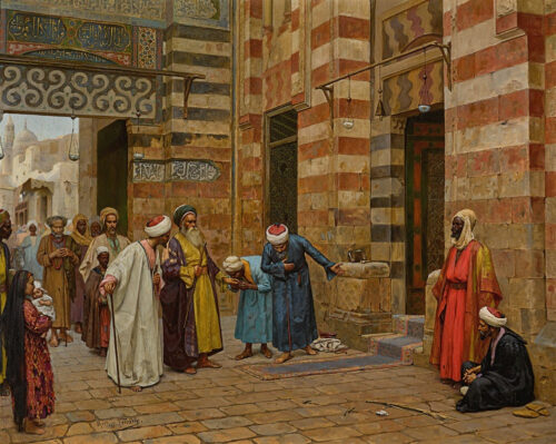 Arriving at the Mosque – Arthur von Ferraris Arthur von Ferraris