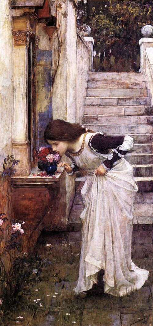 At the Shrine – John William Waterhouse John William Waterhouse