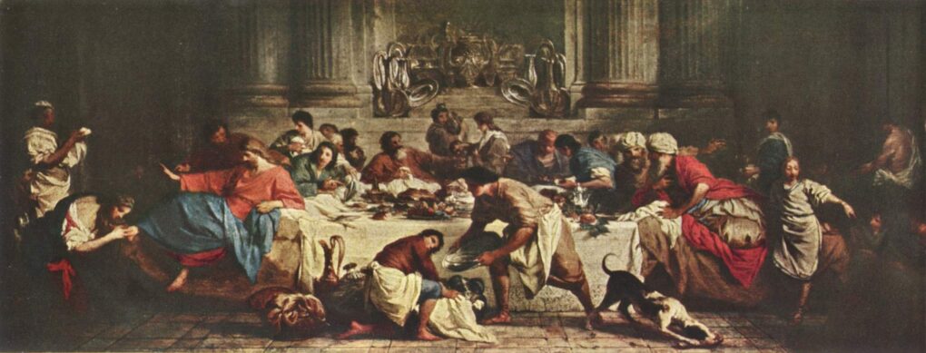 Banquet in the House of Simon – Pierre Subleyras - Image 2