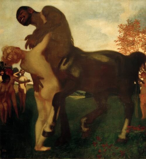 Centaur and Nymph – Franz Von Stuck Franz von Stuck