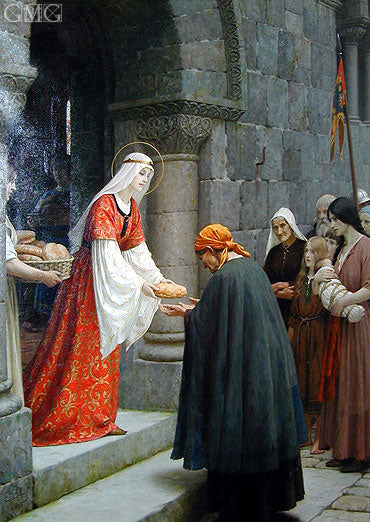 Charity of St. Elizabeth of Hungary – Frederic Leighton Frederic Leighton