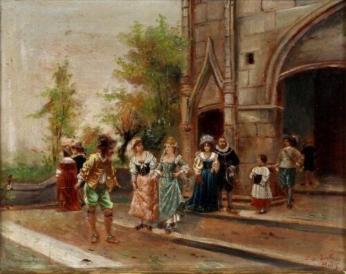 Church Steps – Cesare-Auguste Detti Cesare-Auguste Detti