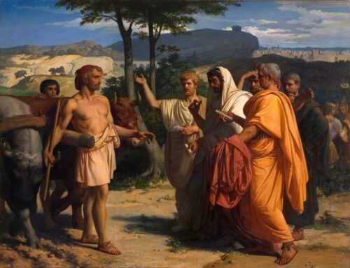 Cincinnatus Receiving the Ambassadors of Rome – Alexandre Cabanel Alexandre Cabanel