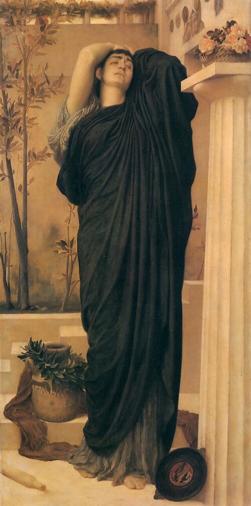 Electra at the Tomb of Agamemnon – Frederic Leighton Frederic Leighton