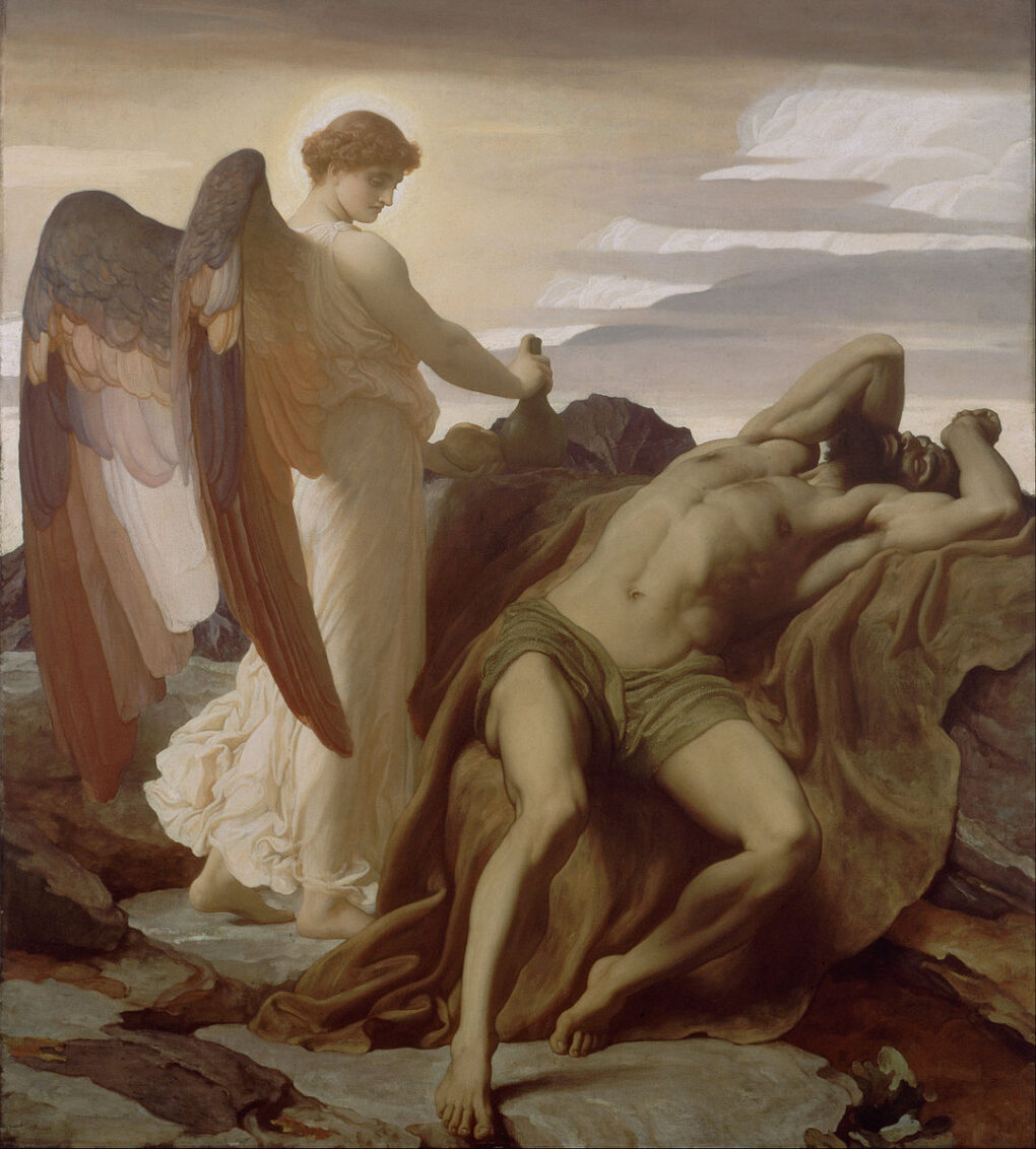 Elijah in the Wilderness – Frederic Leighton