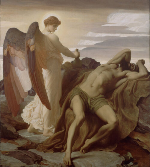 Elijah in the Wilderness – Frederic Leighton Frederic Leighton