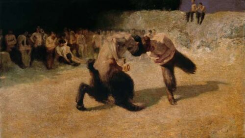 Fighting Fauns – Franz von Stuck Franz von Stuck