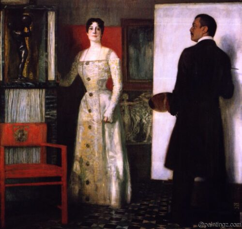 Franz and Mary in the Studio – Franz Von Stuck Franz von Stuck