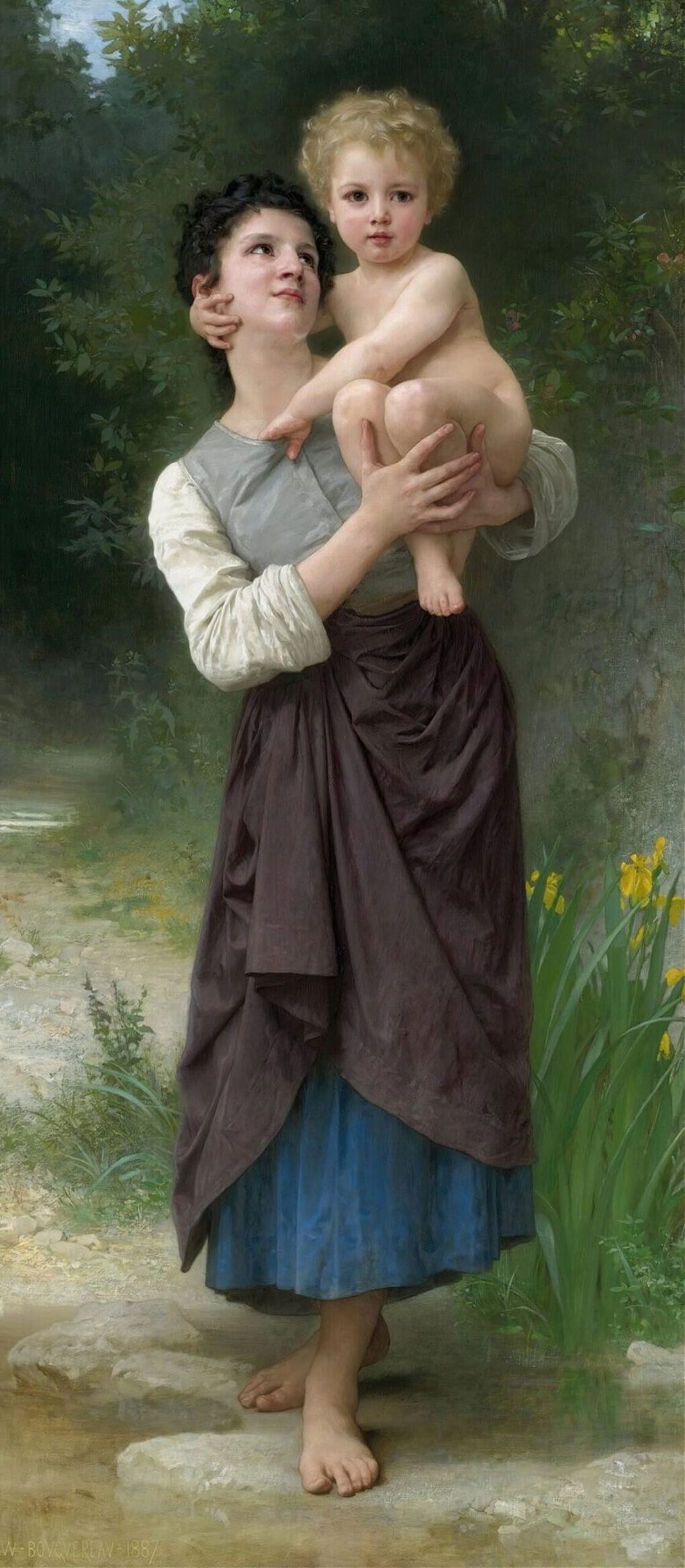 Brother and Sister – William Bouguereau