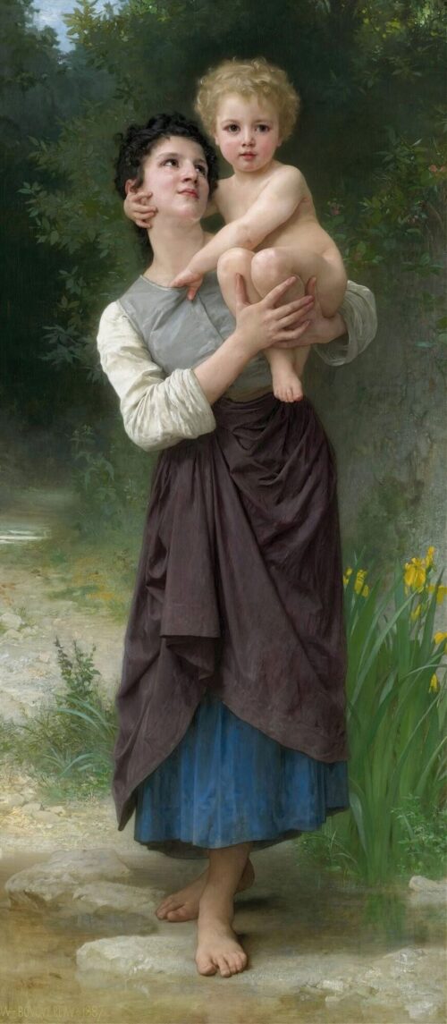 Brother and Sister – William Bouguereau William Bouguereau