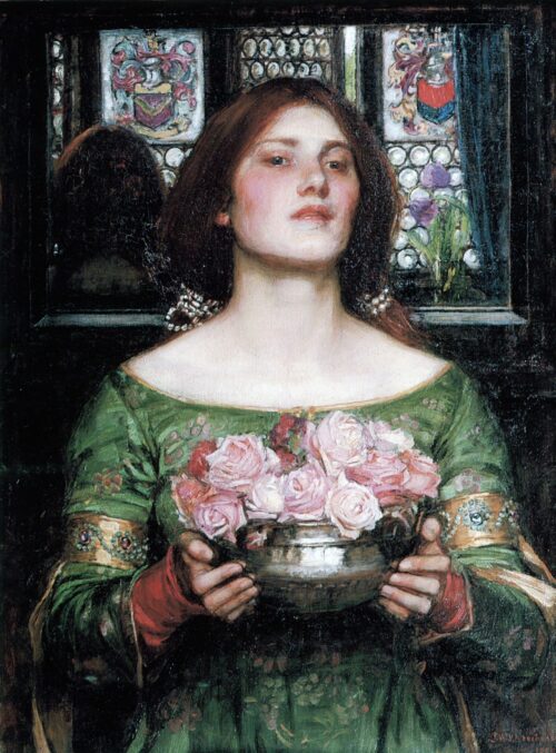 Gather Ye Rosebuds While Ye May – John William Waterhouse John William Waterhouse