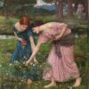 Gathering Almond Blossoms – John William Waterhouse John William Waterhouse 2