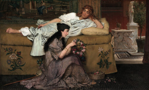 Glaucus and Nydia – Lawrence Alma-Tadema Lawrence Alma-Tadema