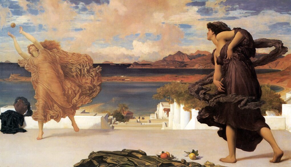 Greek Girls Playing At Ball – Frederic Leighton