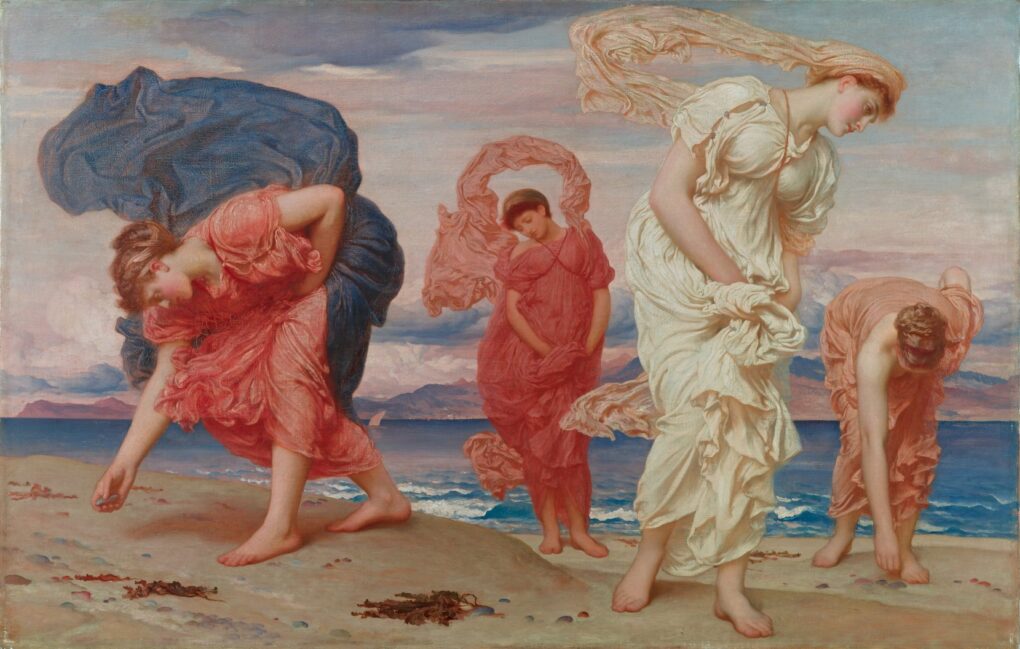 Greek Girls Collecting Pebbles – Frederic Leighton