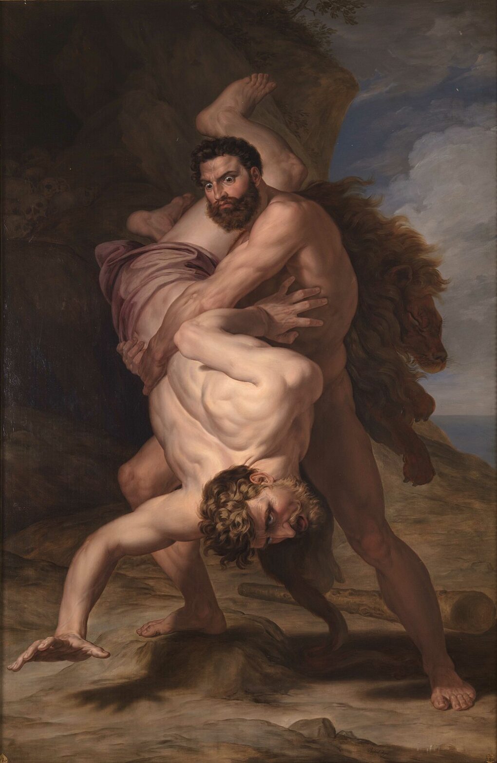 Hercules and Antaeus – Rafael Tegeo Díaz