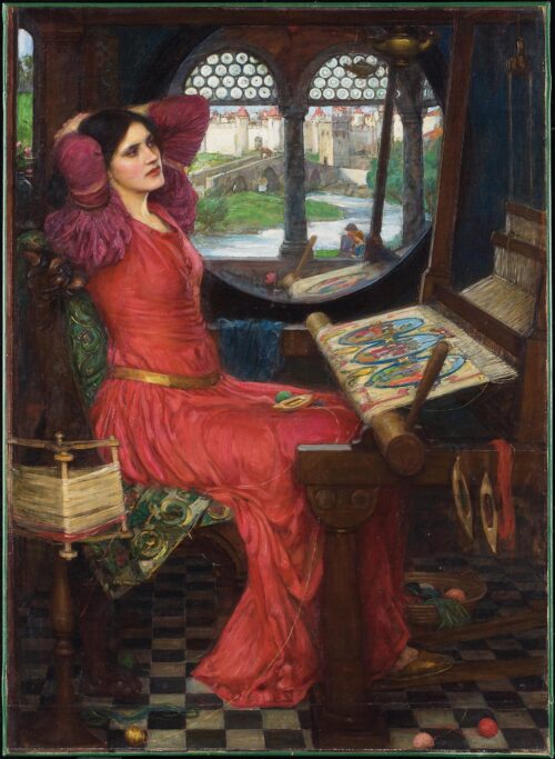 I am Half-Sick of Shadows,” said the Lady of Shalott – John William Waterhouse John William Waterhouse