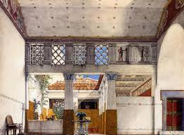 Interior of Caius Martius’s House – Lawrence Alma-Tadema Lawrence Alma-Tadema